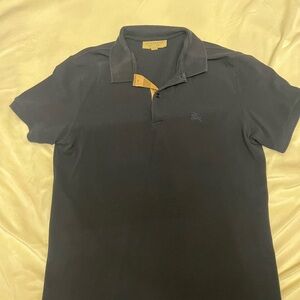 Burberry Black Polo Shirt